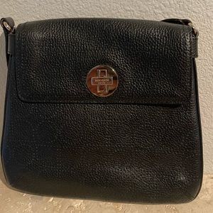 KATE SPADE SIGNATURE PERFORATED LEATHER TURNLOCK PURSE BAG SHOULDER